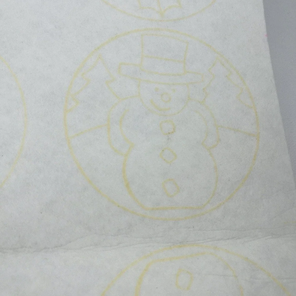 Puff N Paint Ornaments #7691‎ Tri-Chem Chart Picture To Paint Christmas 1986 Vtg
